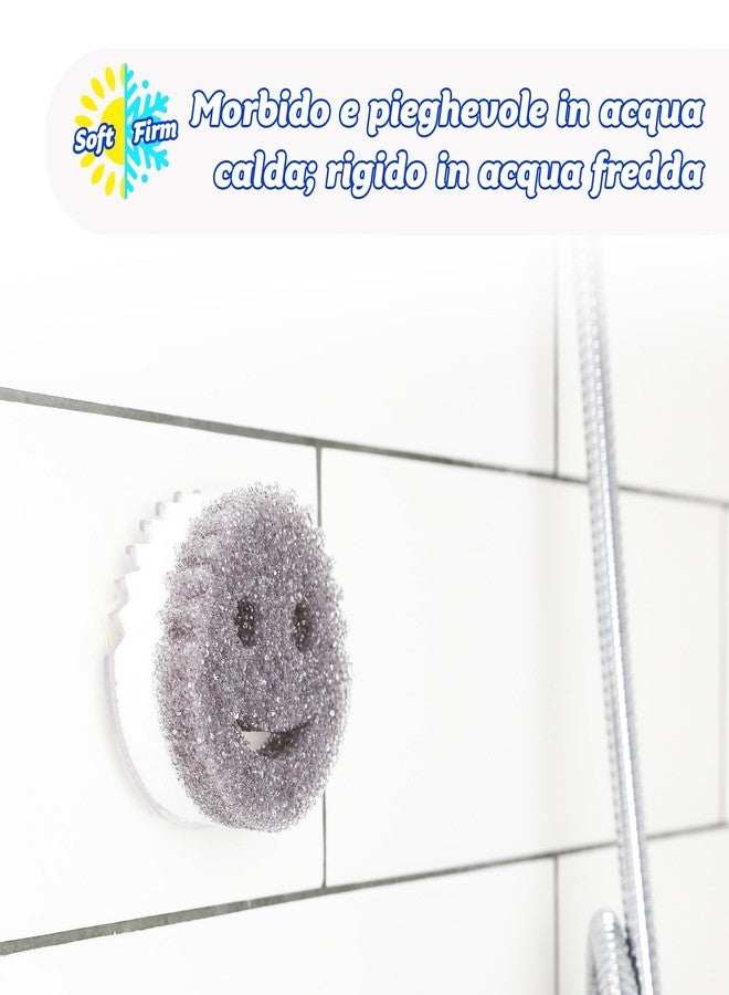 Scrub Daddy Scrub Mommy Style Collection Grey Scrubber Sponge, Dual Sided Cleaning, 1 Count (Pack of 1), SMSTGY - Image 5