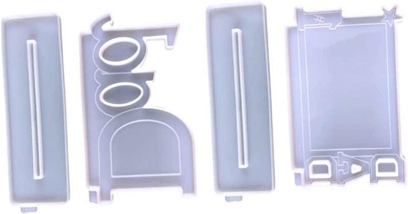 EXCEART 2sets Handmade Father's Day Photo Frame Mold Silicone Molds for DIY Picture Frames for Crafting Unique and Home Decor Safe and Easy to Use for Creative Projects - Image 1