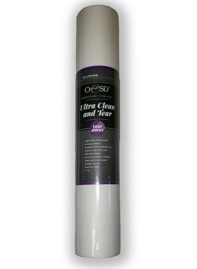 Ultra Clean & Tear Tear Away Stabilizer 15" X 10 Yard Roll