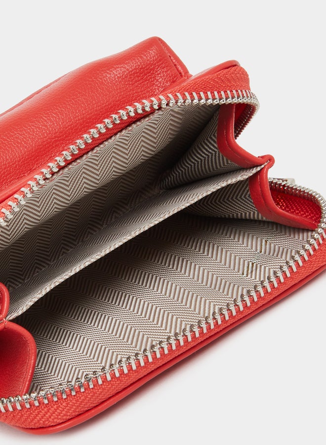 Styli Red Long Strap Zip Pocket Bum Bag - Image 4