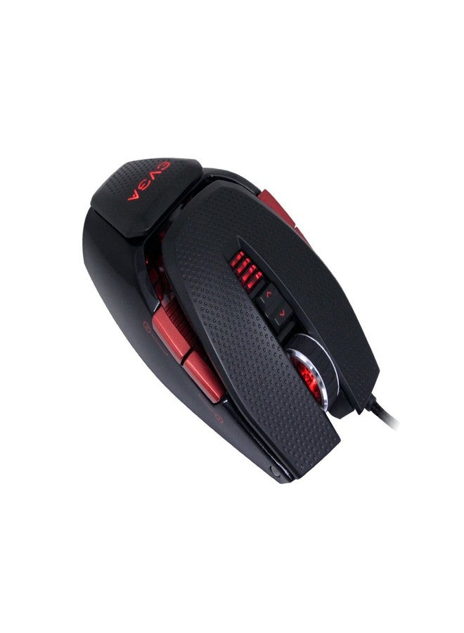 EVGA TORQ X10 901-X1-1103-KR Wired Laser Gaming Mouse Customizable/8200 DPI/5 Profiles/9 Buttons/Ambidextrous (Renewed) - Image 1