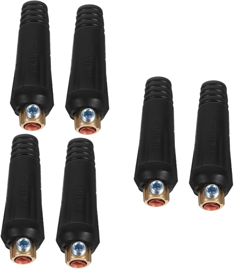 3 Sets Welding Cable Panel Connector Quick Fitting With Sleeves For Effortless Connection - Image 1