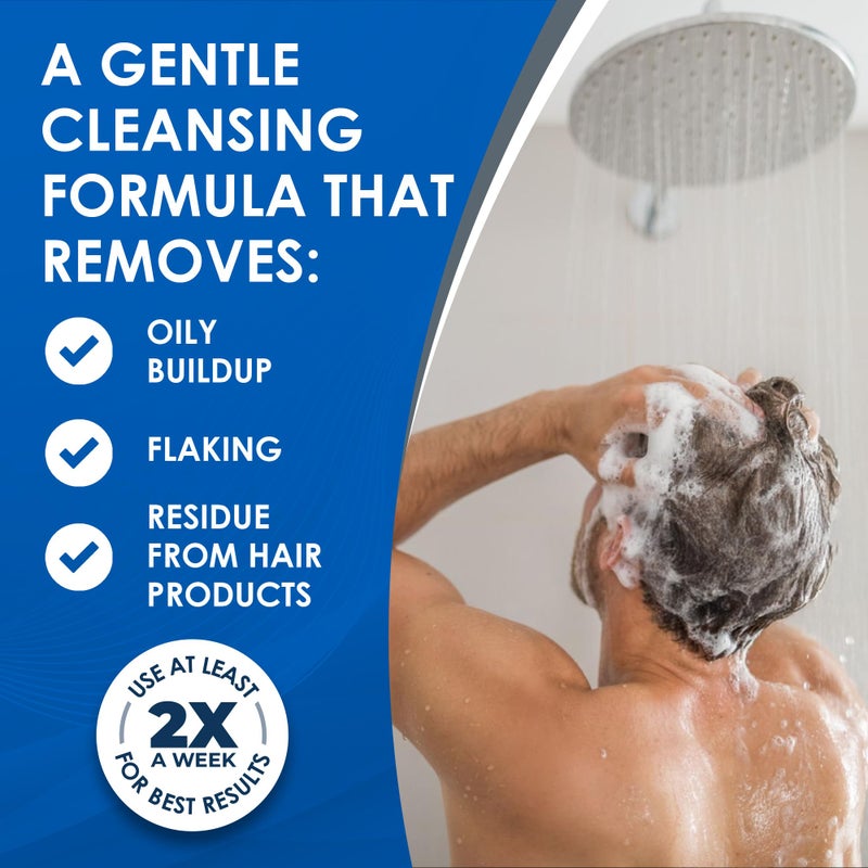 Vanicream شامبو فانيكريم المضاد للقشرة - تركيبة معتدلة متوازنة الحموضة فعالة لجميع أنواع الشعر وفروة الرأس الحساسة - خالٍ من العطور واللانولين والبارابين - 8 أونصة سائلة - Image 3