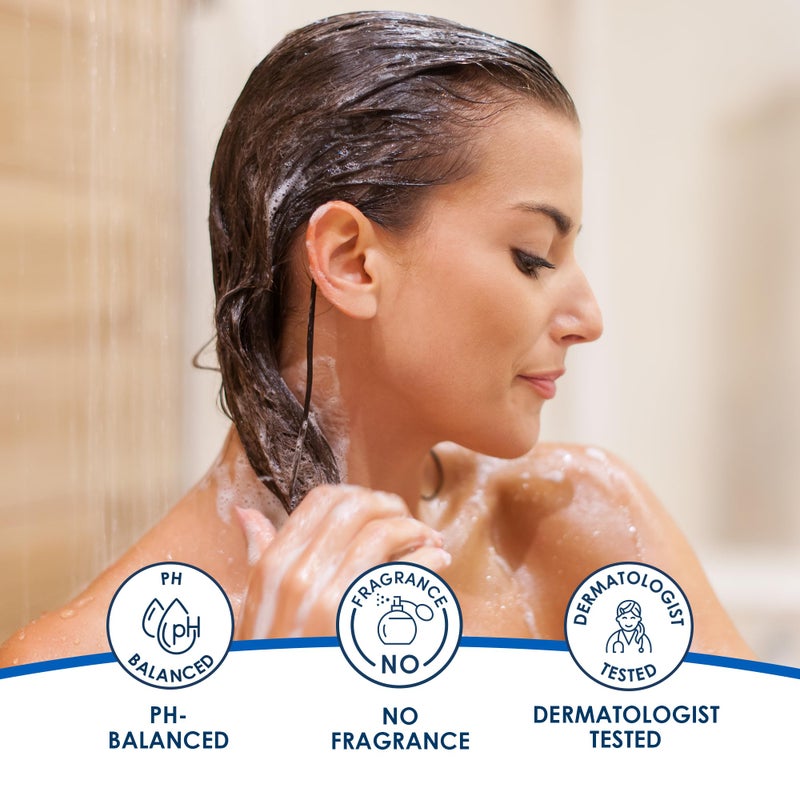 Vanicream شامبو فانيكريم المضاد للقشرة - تركيبة معتدلة متوازنة الحموضة فعالة لجميع أنواع الشعر وفروة الرأس الحساسة - خالٍ من العطور واللانولين والبارابين - 8 أونصة سائلة - Image 4