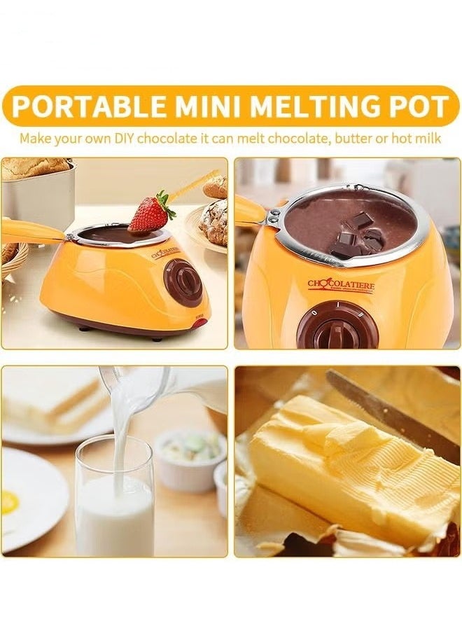 MIXDE Chocolate Melting Pot,MINI Electric Chocolate Melting Pot,Chocolate Warmer Machine For Milk,Chocolate,Cheese,Butter,Candy  - Image 4
