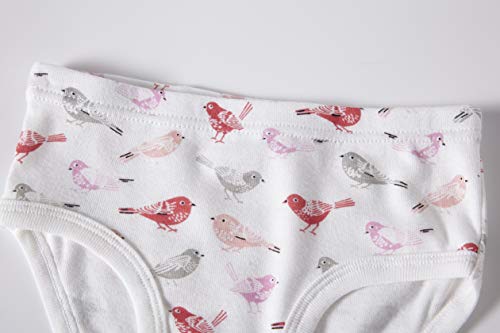 Winging Day Girls' Cartoon Cotton 6-Pack Hipster Assorted Prints Briefs Size 6 - Image 5