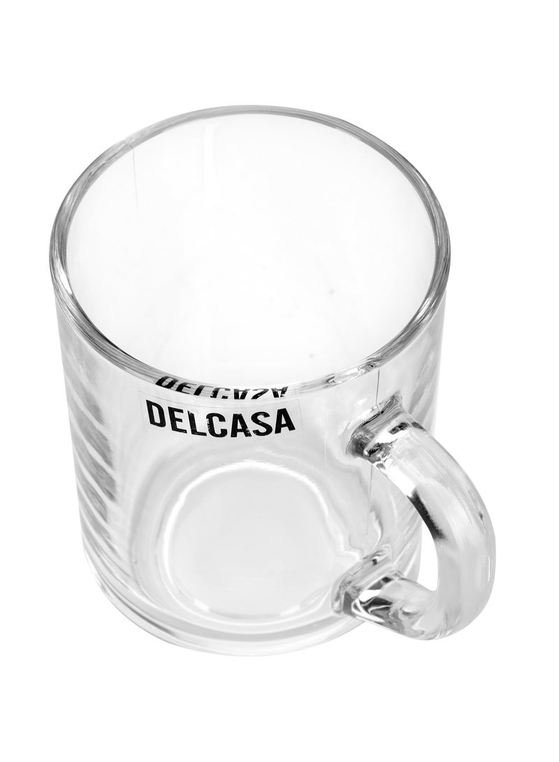 Delcasa DC1884 7 Oz 3 Pcs Glass Mug with Handle - Image 3