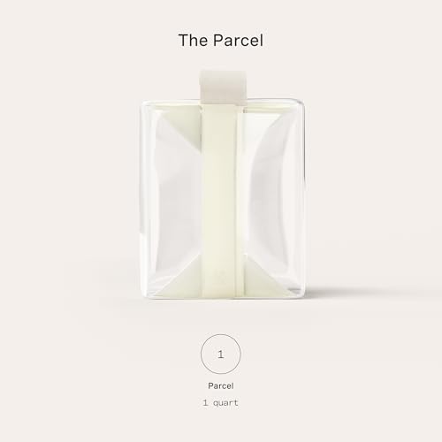 Cadence Parcel - Clear Kit with Magnetic Closure - Durable and Leak-Resistant Travel Toiletry Kit - TSA-Compliant & Modular Design - Hygiene Bag for Travel Essentials - 1 Qt - Pebble - Image 2