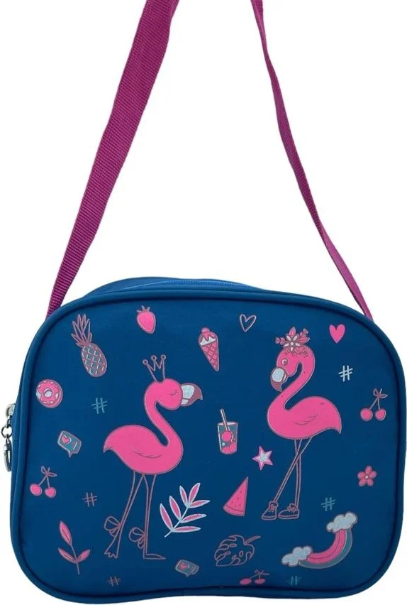 ريلاكسن Blue Flamingo Primary School Bag with Lunchbox 1340-13