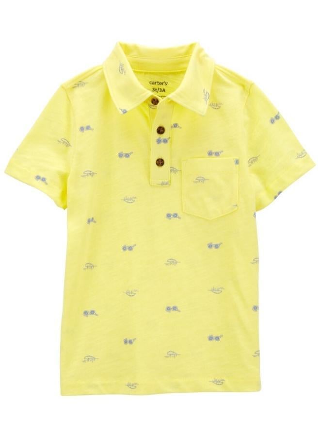 carter's Toddler Printed Polo - Image 1