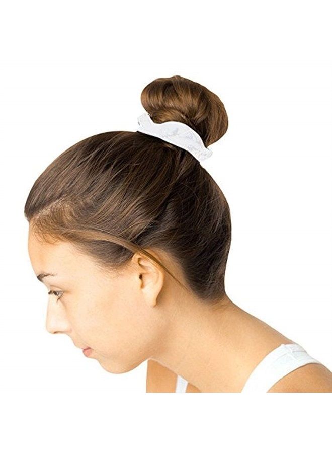 SUSULU Pack of 12 Cotton Hair Scrunchies Single Jersey Solid Color Ponytail Holders Hair Ties for Girl (Black) - Image 4