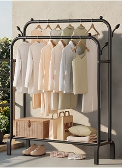 Alissa Clothes Holder Organizer And Drying Rack Metal Stand Black (150x54x110cm)  - Image 1