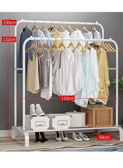 Alissa Clothes Holder Organizer And Drying Rack Metal Stand Black（150*54*110cm )  - Image 3