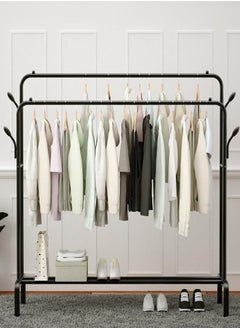 Alissa Clothes Holder Organizer And Drying Rack Metal Stand Black（150*54*110cm )  - Image 1