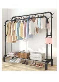 Alissa Clothes Holder Organizer And Drying Rack Metal Stand Black（150*54*110cm )  - Image 4