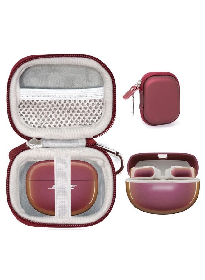 CaseSack Case for Bose Ultra Open Bluetooth Earbuds (Wine) - Image 1