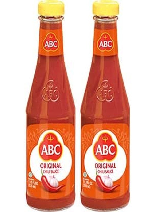 ABC صلصة الشطة السامبال الأصلية من ABC، حارة، إندونيسية، للغمس والشواء، بدون مواد حافظة، 11.3 أونصة / 335 مل (عبوة من 2) - Image 1