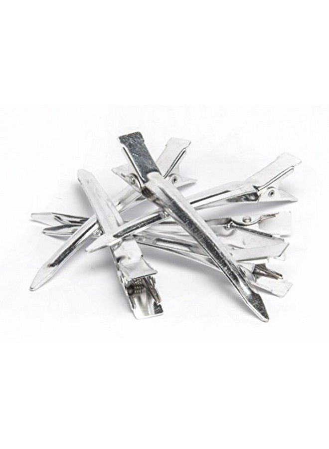 Diane Duck Bill Hair Clips Silver 24Pack - Image 4