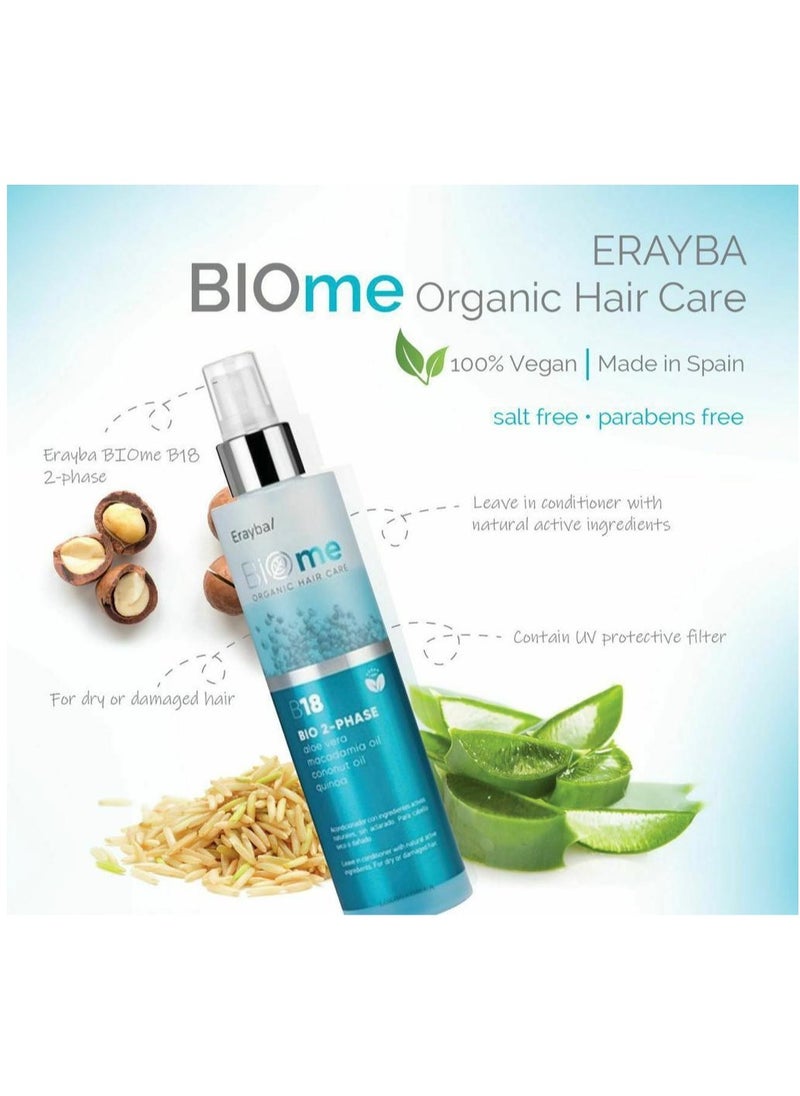 Biomi B18 Bi-Phase Hair Spray Vegan For All Hair Types 200ml