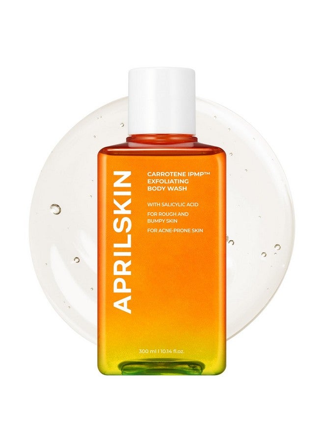 APRILSKIN Carrotene IPMP™ Exfoliating Body Wash | Salicylic Acid Body Wash Improve Rough & Bumpy Skin, Body Acne, Keratosis Pilaris with Niacinamide & Ceramides | Vegan & Cruelty-free | 10.14 fl.oz - Image 1