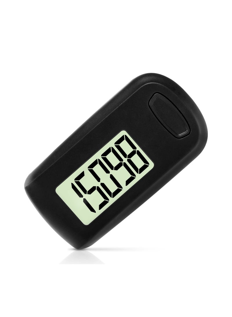 Y&D 3D Large Screen Pedometer, Walking Portable Sports Pedometer with Clip Lanyard, Track Steps in Real Time, for Older Kids/Fitness Men/Women/Elders and Running  - Image 1