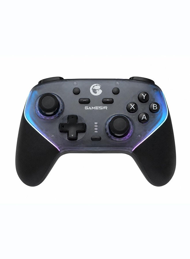 GameSir T4N PRO wireless game controller supports a stable and very fast 2.4GHz wireless connection, Bluetooth for phones, and wired connection. It features RGB lighting and a Hall effect joystick. - Image 1