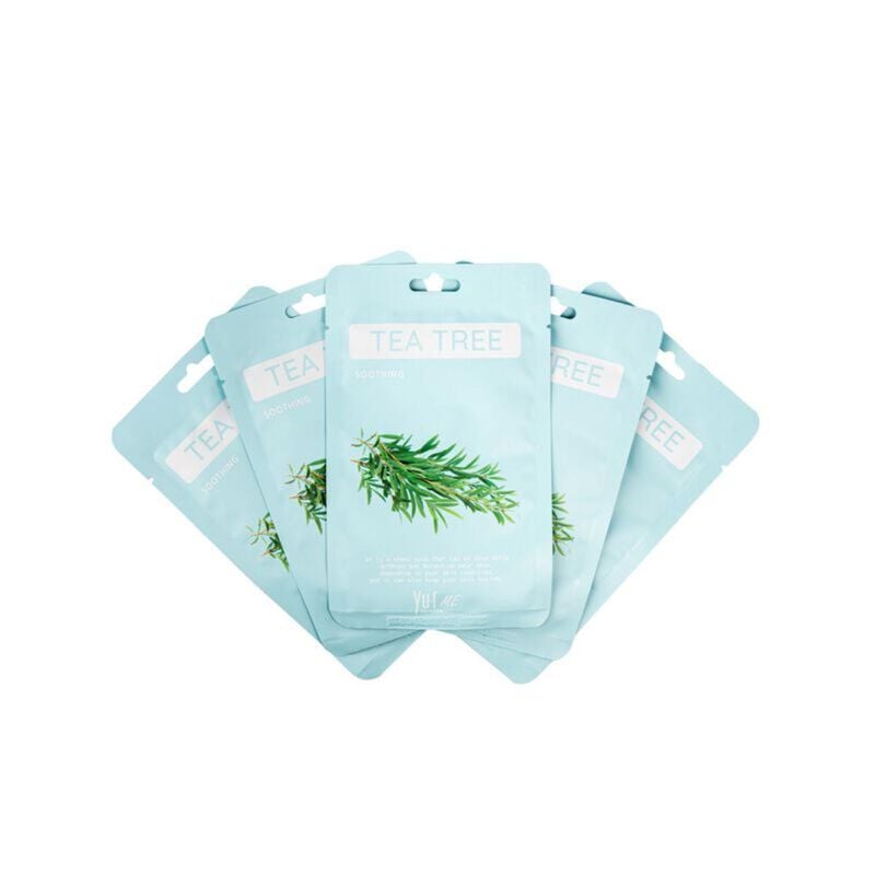 YU.R SKIN SOLUTION YU.R ME Tea Tree Sheet Mask – Soothing & Refreshing Facial Mask for Daily Skincare - Image 2