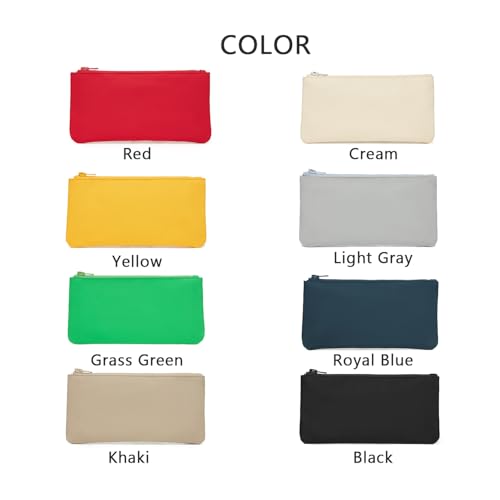 YONBEN Minimalist School Work Organizer Bag for Traveling Portable Letter Writing Stationery Pouch Oxford Cloth - Image 3