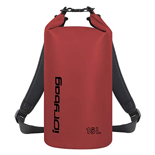 IDRYBAG Dry Bag for Kayaking Waterproof 2L/5L/10L/15L/20L, Small Dry Sack Waterproof Bag for Boating - Image 1