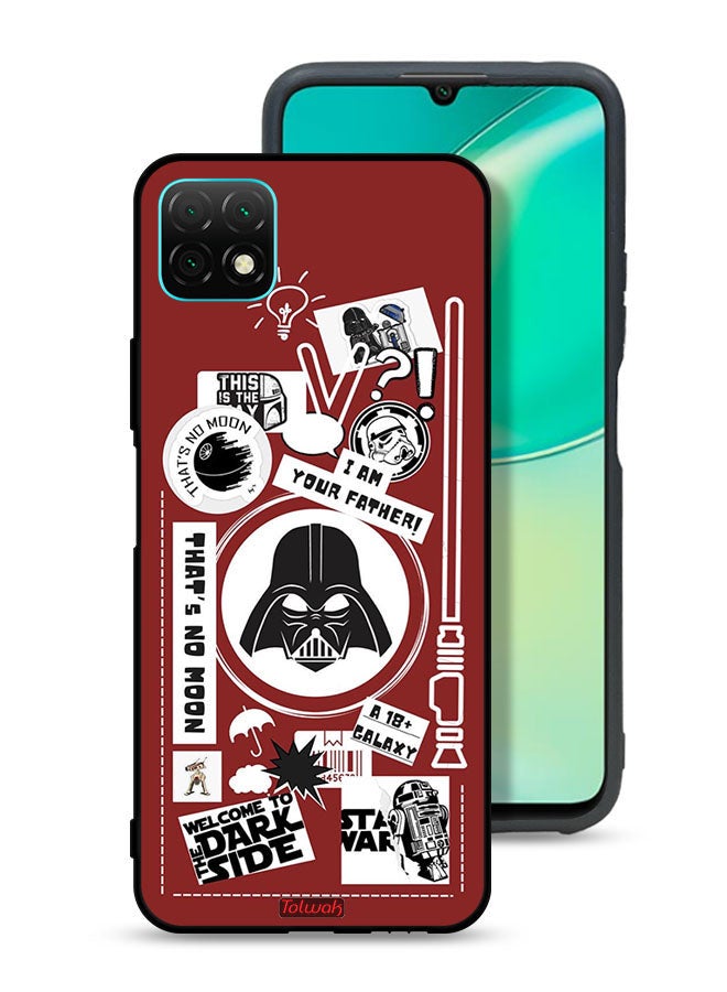 Tolwak Huawei nova Y60 Protective Case Cover Welcome To The Dark Side Sticker - Image 1