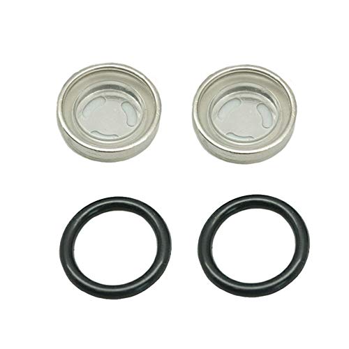 LE LEFOSSI 2 Sets 18mm Sight Glass Lens Gasket Repair Kit Motorcycle Front Rear Brake Clutch Master Cylinder - Image 1