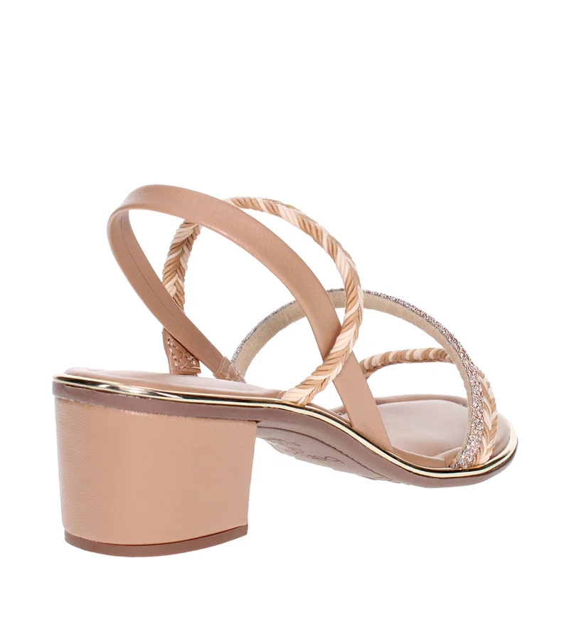 Beira Rio Multi Heels Sandal for Women – Stylish Ladies Heel Sandals & Sling Back Heels for Girls for Women | Best Price UAE