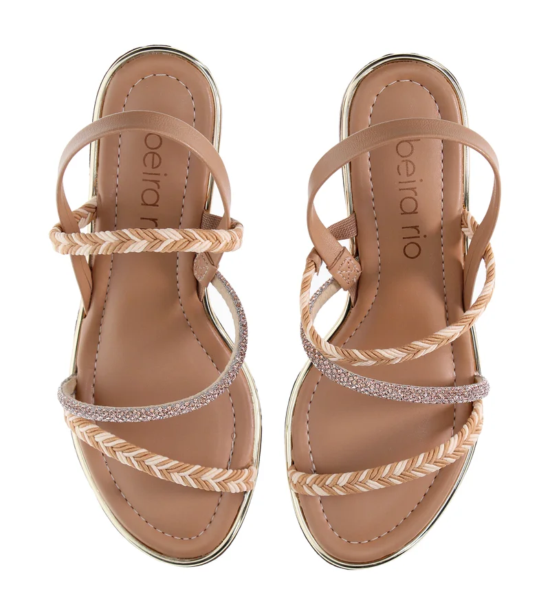Beira Rio Multi Heels Sandal for Women – Stylish Ladies Heel Sandals & Sling Back Heels for Girls for Women | Best Price UAE
