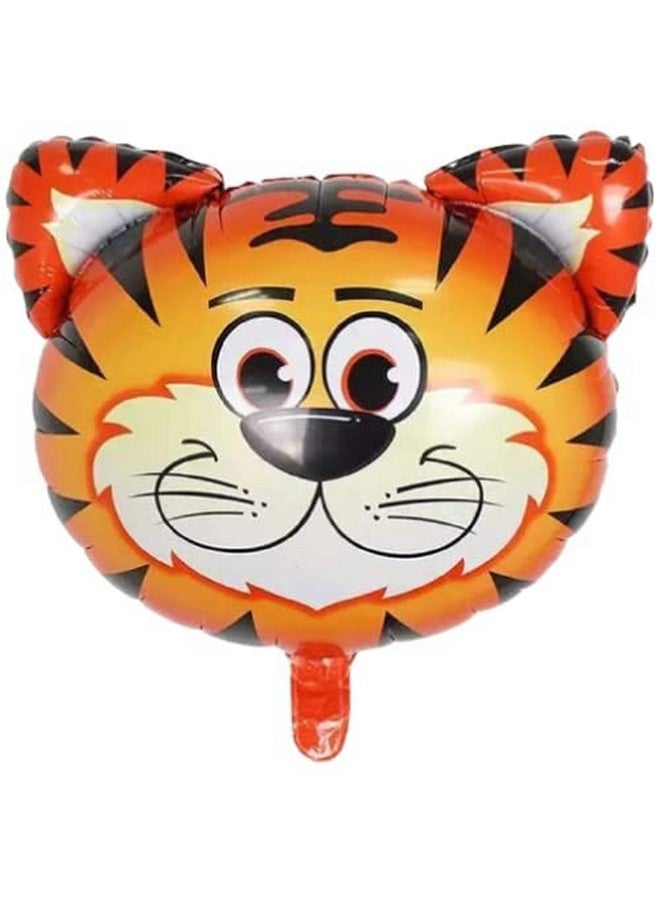 HK balloons Pack Of 98 Pcs Jungle Theme Birthday Party Decorations For Boys Forest Theme Animal Face Foil, Chrome Balloons For Theme Birthday Party Decorations With Forest Theme Backdrop Banner - Image 4