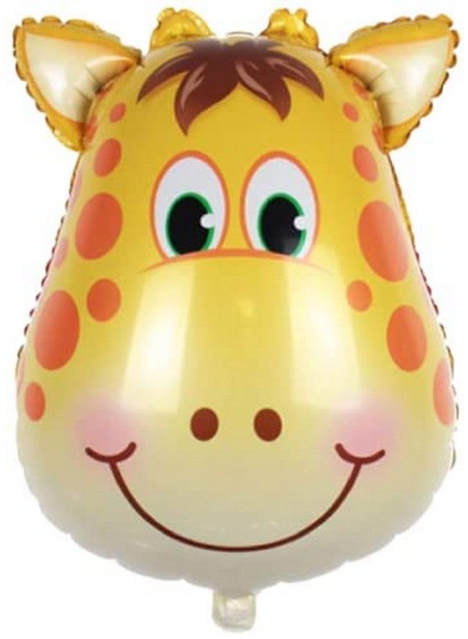 HK balloons Pack Of 98 Pcs Jungle Theme Birthday Party Decorations For Boys Forest Theme Animal Face Foil, Chrome Balloons For Theme Birthday Party Decorations With Forest Theme Backdrop Banner - Image 5