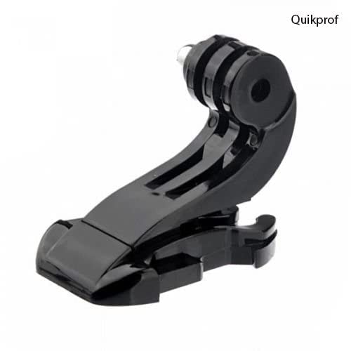 Quikprof Helmet Front Mount Kit with Curved j Hook Bracket for Action Camera/SJCAM/Xiaomi Yi (with 3M Adhesive) - Image 3