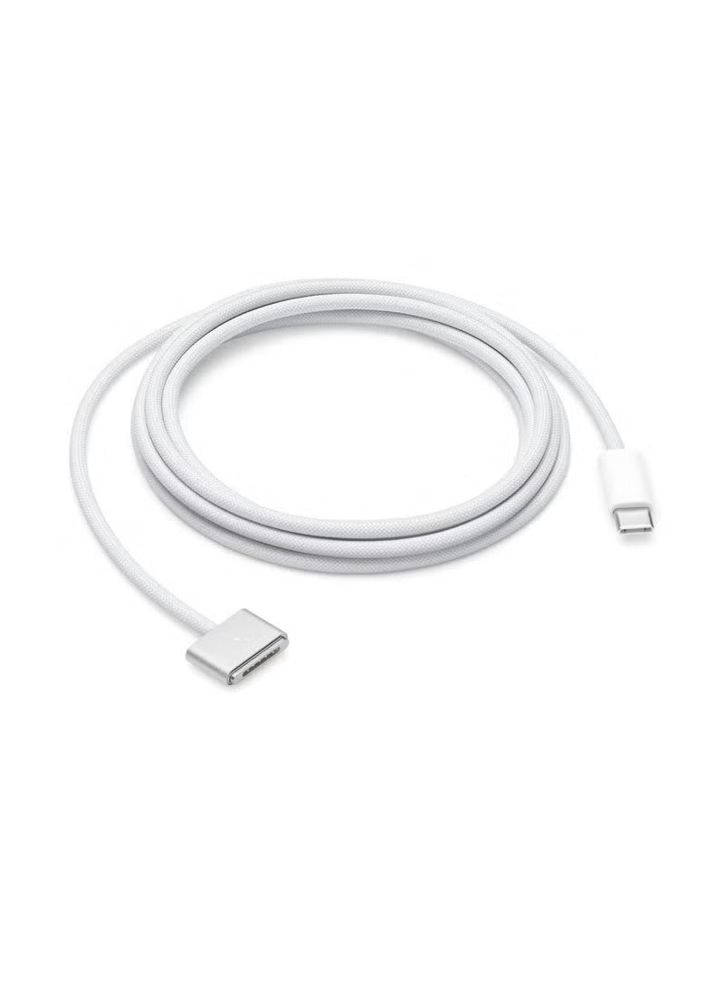 TIGER USB-C to MagSafe 3 Cable 2 m White, Fast and Safe Charging Cable for MacBooks and USB-C Devices, Durable and Tangle-Free Design, Reliable Power Transfer, Ideal for Home, Office, Travel, and Professional Use - Image 2
