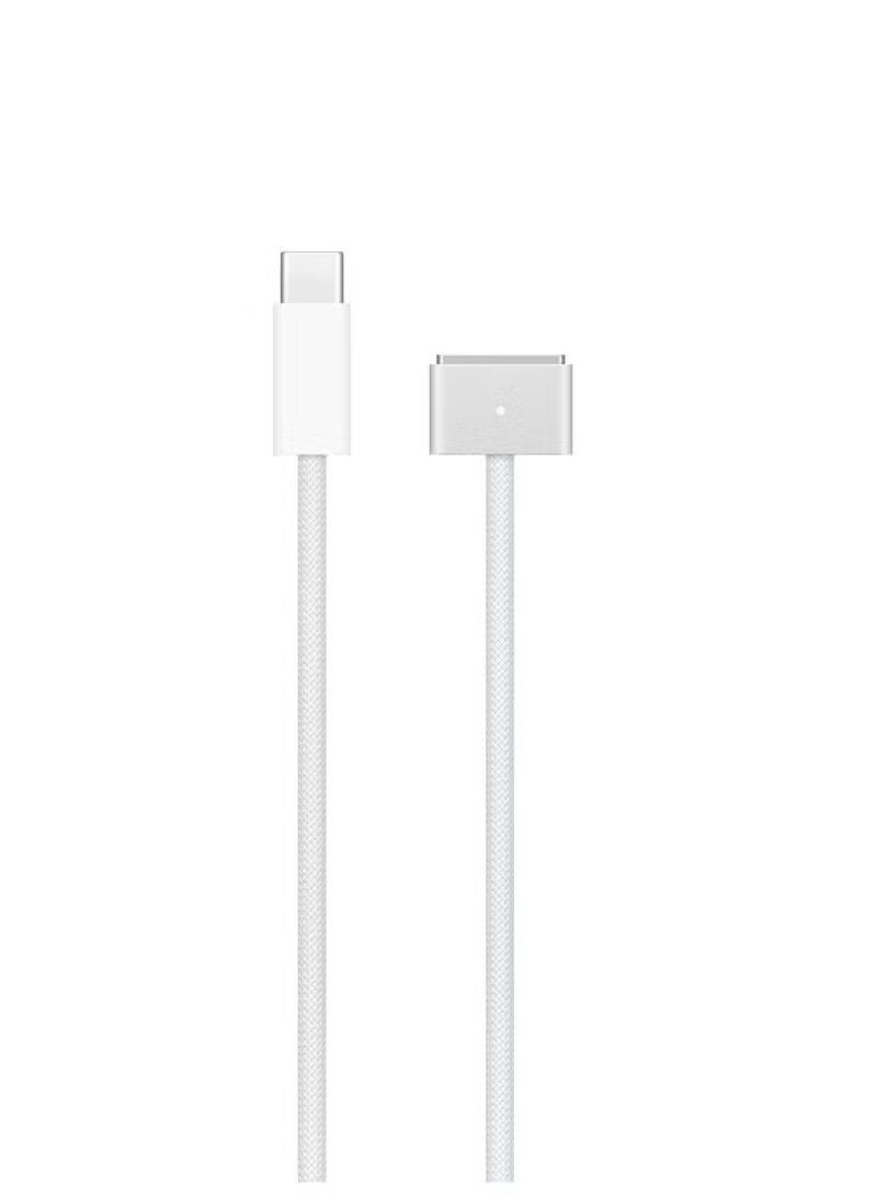 TIGER USB-C to MagSafe 3 Cable 2 m White, Fast and Safe Charging Cable for MacBooks and USB-C Devices, Durable and Tangle-Free Design, Reliable Power Transfer, Ideal for Home, Office, Travel, and Professional Use - Image 1