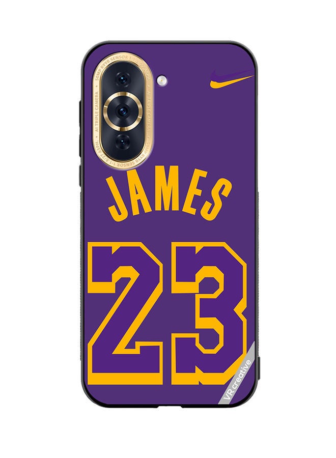 VR CREATIVE Protective Case Cover For Huawei Nova 10 James 23 Purple Design Multicolour - Image 1