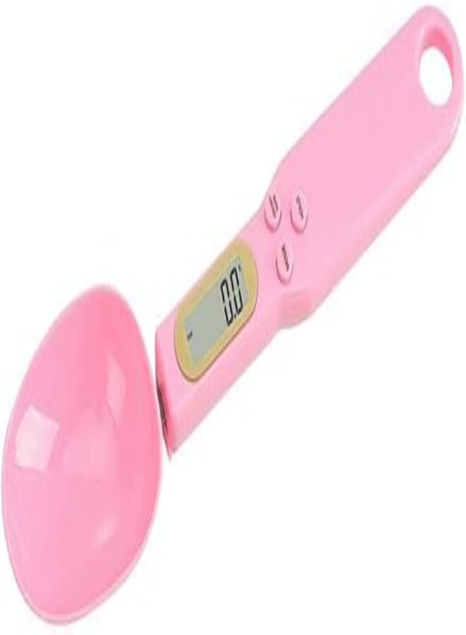 Precise Digital Kitchen Measuring Spoon Weight Scales LCD Display Electronic Rose Red