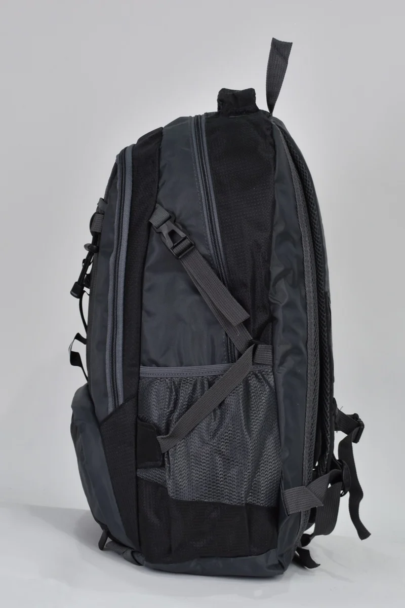 ايلاتي Young Ultra Light Luxury Fabric Multi-Eye Daily Mountaineer Backpack Black 51505