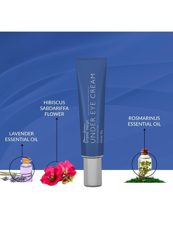 Aroma Magic Under Eye Cream | Nourishes, Reduces wrinkles, repairs & firms the skin, prevents signs of aging | Olive Butter & Rice Bran Oil, Lavender & Rosemary Essential Oils - 20 gm - Image 4