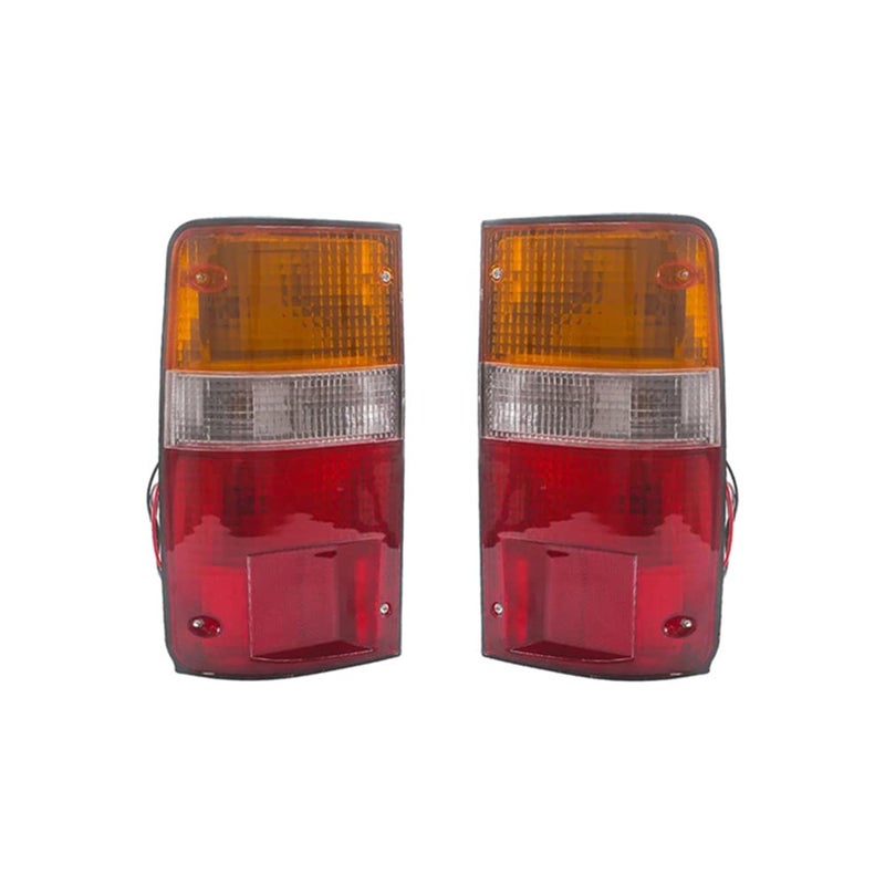 TOTMOX Tail Lights Turn Signal Rear Tail Light Assembly Compatible with Toyota Pickup Hilux Mk3 19891992 RedAmber Lights