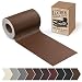Fadoub Leather Repair Patch 3 x 60In Self Adhesive Leather Repair Tape Kit for Furniture Couch Sofa Office Car Seats Car Interior Vinyl Repair Kit Brown - Image 2
