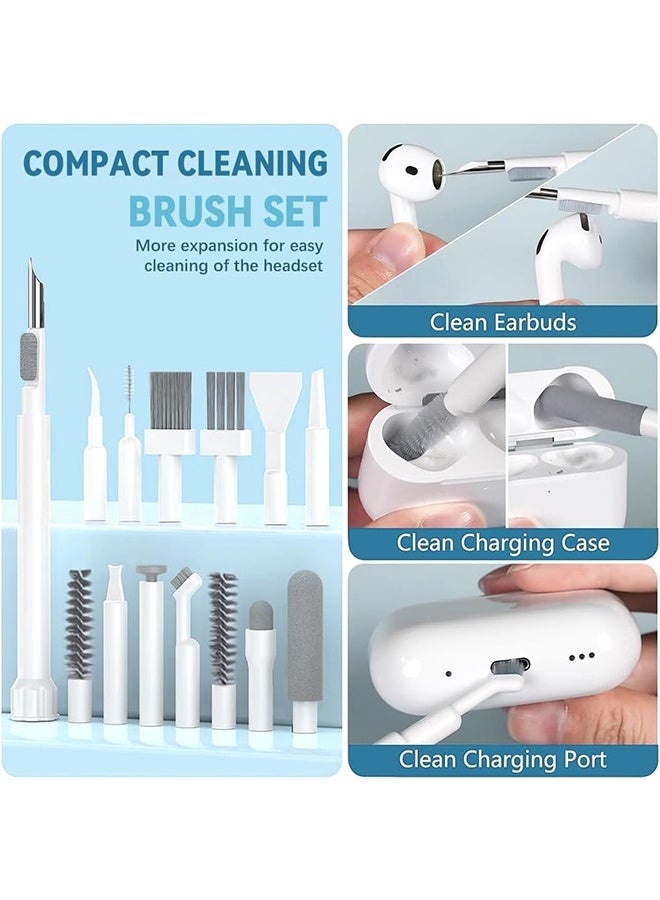 JS Keyboard Cleaning Set - 32 in 1 Keyboard Cleaning Kit, PC Cleaning Kit with Brush, Multifunctional Computer Maintenance Brush Set, Keyboard Cleaner Mobile Phone for Tablet, Computer, Camera（White） - Image 5