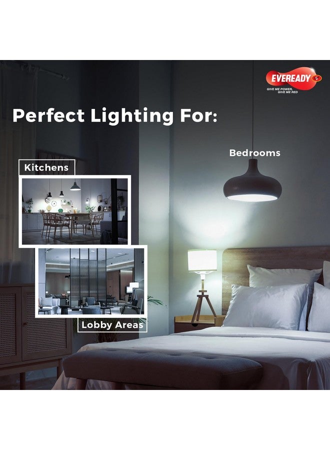 Eveready Eveready 12W LED Bulb, Cool White Day Light (6500K), E27 Base, Energy-Efficient, 4kV Surge Protection, Long-Lasting Durability, Pack of 3 - Image 5
