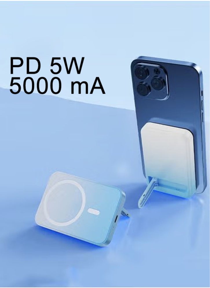 OULIYO - Compatible with Apple Magsafe Magnetic Suction Bracket Wireless Power Bank Mobile Phone Portable Charger - Image 1