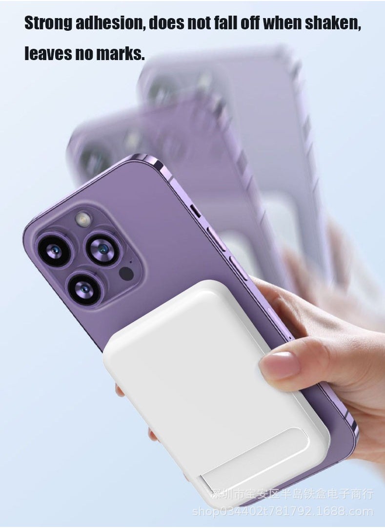 OULIYO - Compatible with Apple Magsafe Magnetic Suction Bracket Wireless Power Bank Mobile Phone Portable Charger - Image 1