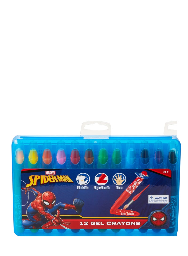 MARVEL Spider Man Gel Crayons - Image 1