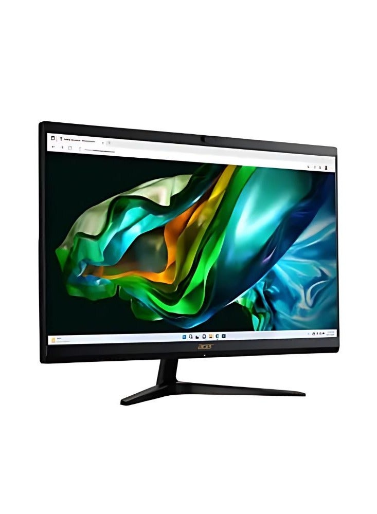 Acer Aspire C24-1800, with i5-12450H, 8GB RAM, 512GB SSD, 23.8" FHD, Intel UHD Graphics, Acer Wireless Keyboard and Mouse English Black - Image 3